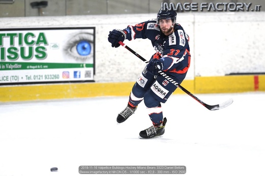 2019-11-16 Valpellice Bulldogs-Hockey Milano Bears 3323 Daniel Belloni